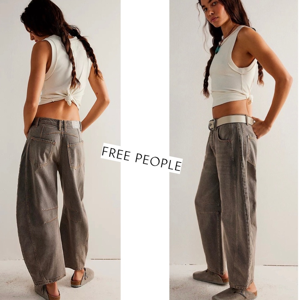 Free People, Good Luck Jeans, Dark Grey, Top Rated Style! NEW WITH TAGS! - Picture 11 of 12